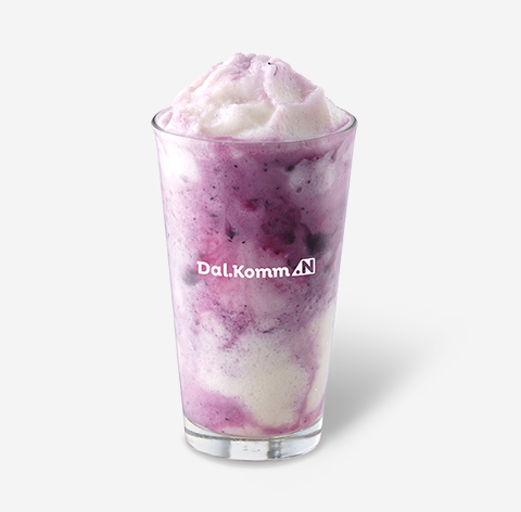 블루베리 요거트 프라페